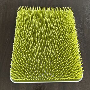 Boon Grass Countertop Baby Bottle Cup Drying Rack Green BPA PVC Free 13 x 11